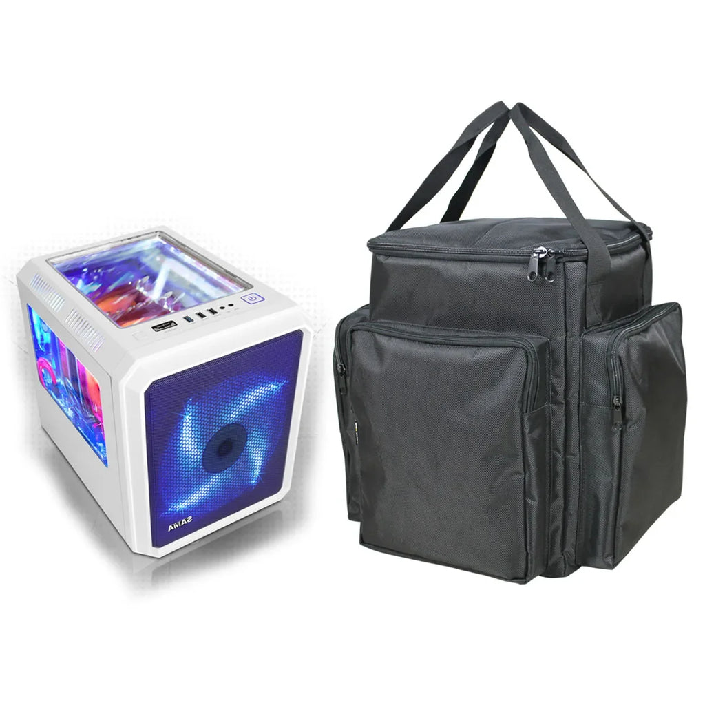 Desktop computer small case storage bag host backpack thickened waterproof multi-functional handbag