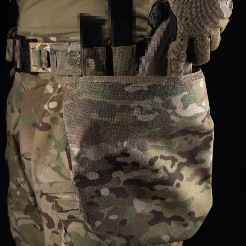 PHC Recovery Bag Foldable Utility Bag Duty Belt Mount MOLLE mounting Outdoor Equipment Accessories Waist magazine storage