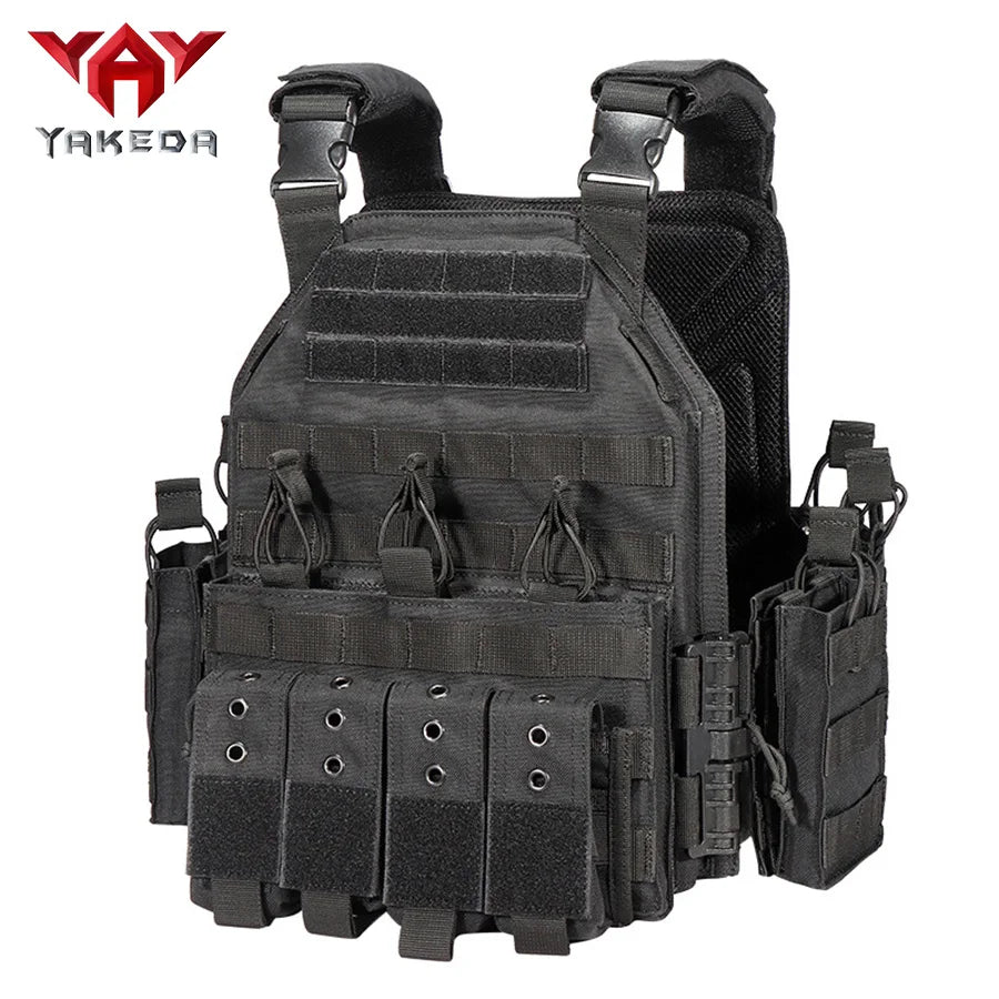 YAKEDA quick dismantling tactical training vest outdoor CS protective equipment combat vest camouflage suit