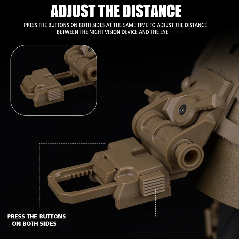 Militar Airsoft Helmet L4G69 NVG Night Vision Goggle Mount For PVS15 PVS18 PGPNVG18 Hunting Tactical Paintball Fast Helmet
