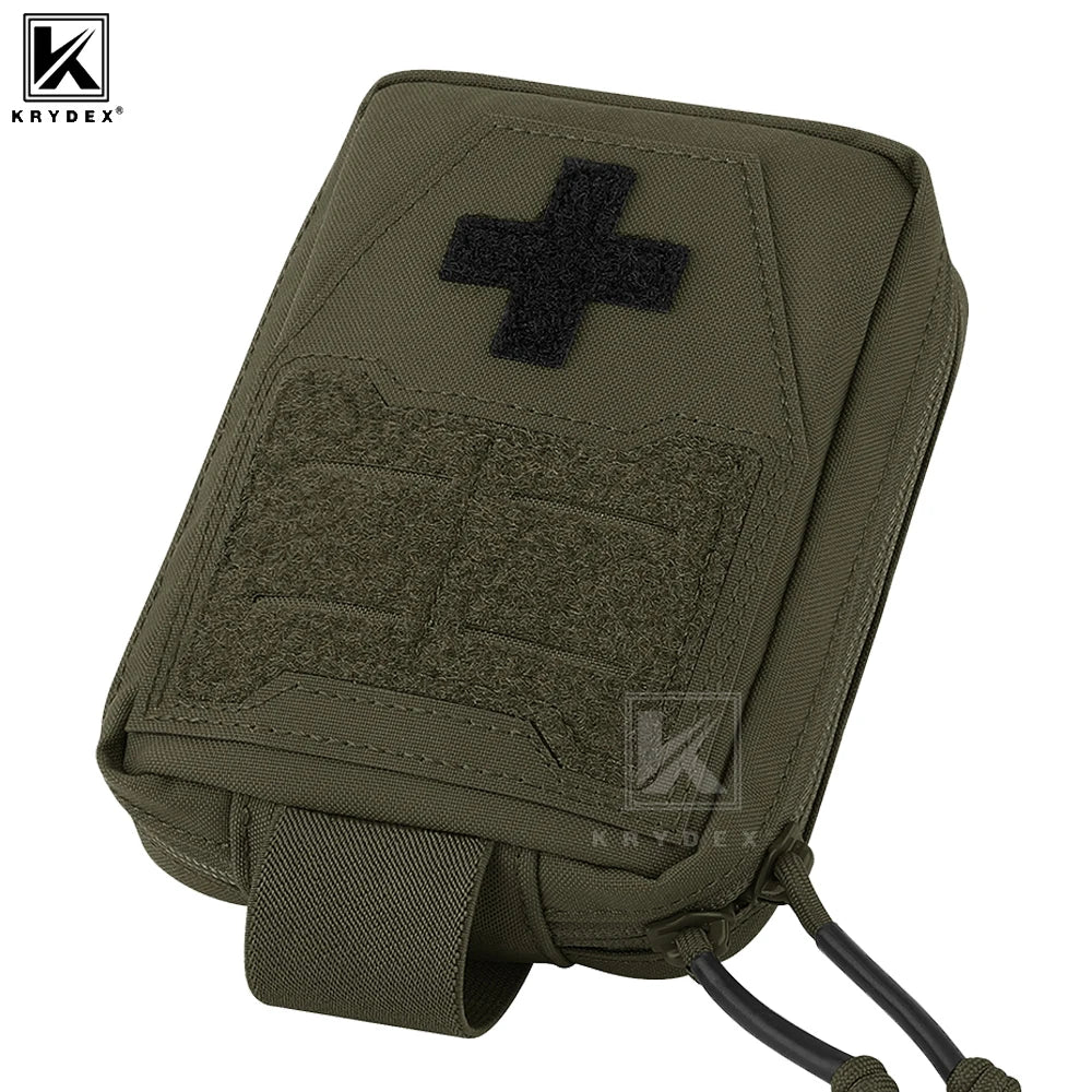 KRYDEX Tactical Medical IFAK Pouch First Aid Holder Tourniquet Trauma Bag For Vest Belt Hunting Outdoor Accessories