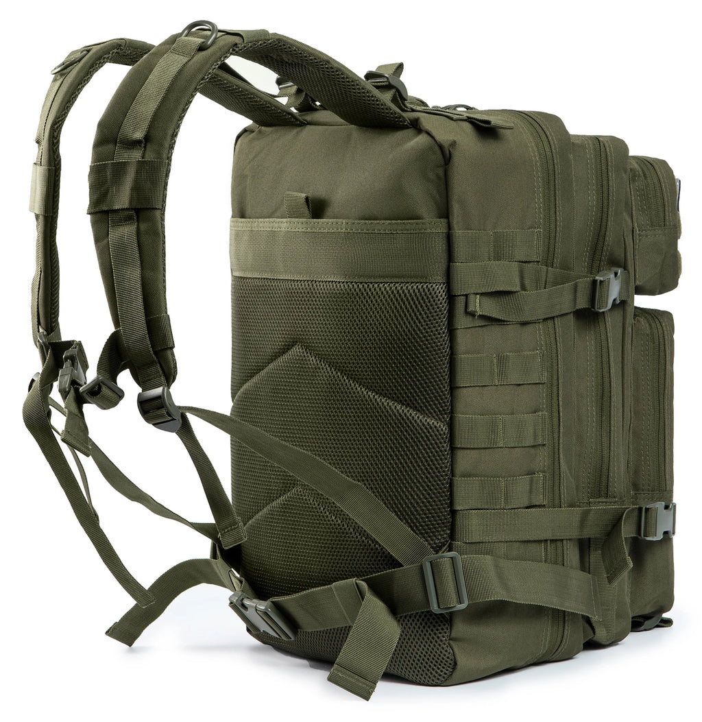 45L Tactical Hunting Backpack Molle Storage Bag Large Capacity Multi Pocket Wear Resistant Outdoor Hunting Gear Rucksack Durable Wild Shooting Daypack For Men Women Hunters Bushcraft Wilderness Trekking Camping Luggage Bag