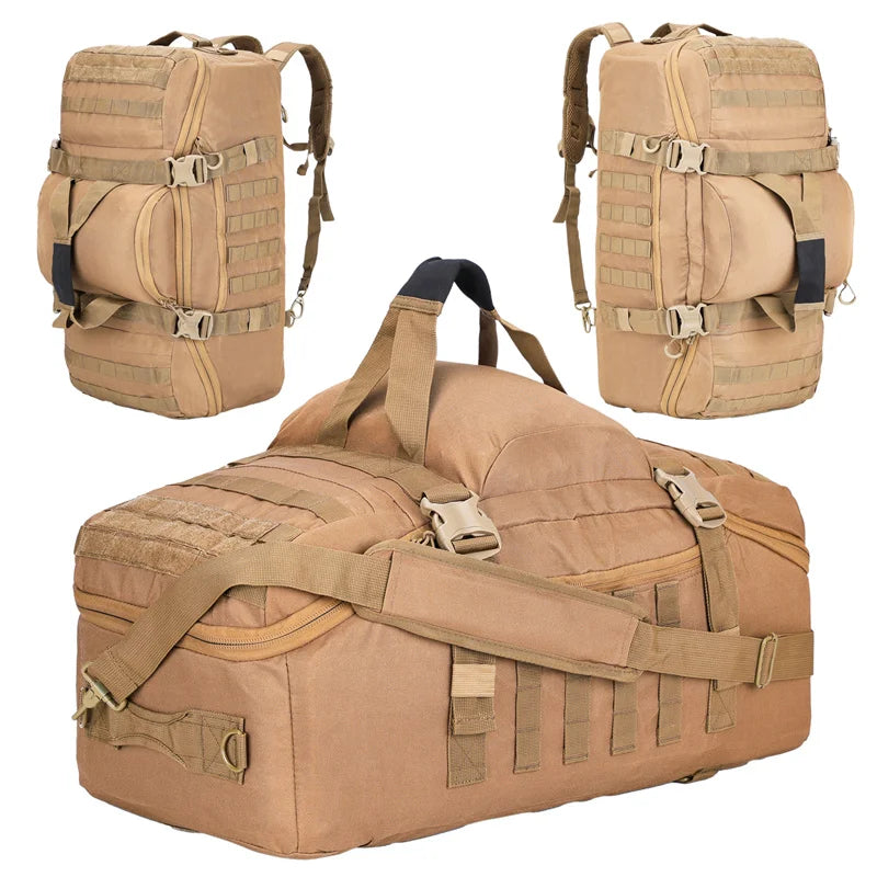LQARMY 25L Travel Backpack Military MOLLE Duffel Bag Army Rucksacks Outdoor Waterproof Sports Backpacks Luggage Hiking Gym Bag