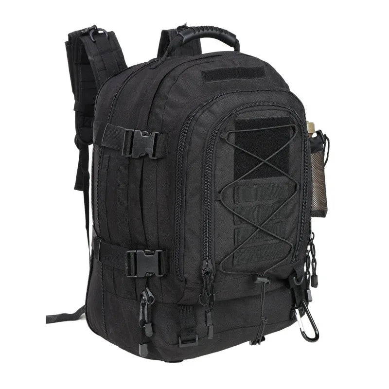 65L Military Backpack for Men, Molle Tactical Rucksack, Waterproof Hiking Bag, Outdoor Survival Gear & Camping Equipment