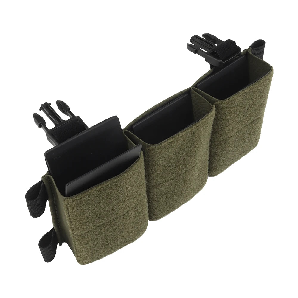 OPHIDIANTAC 5.56 Dual function pack triple chest vest with built-in quick draw dual expansion magazine