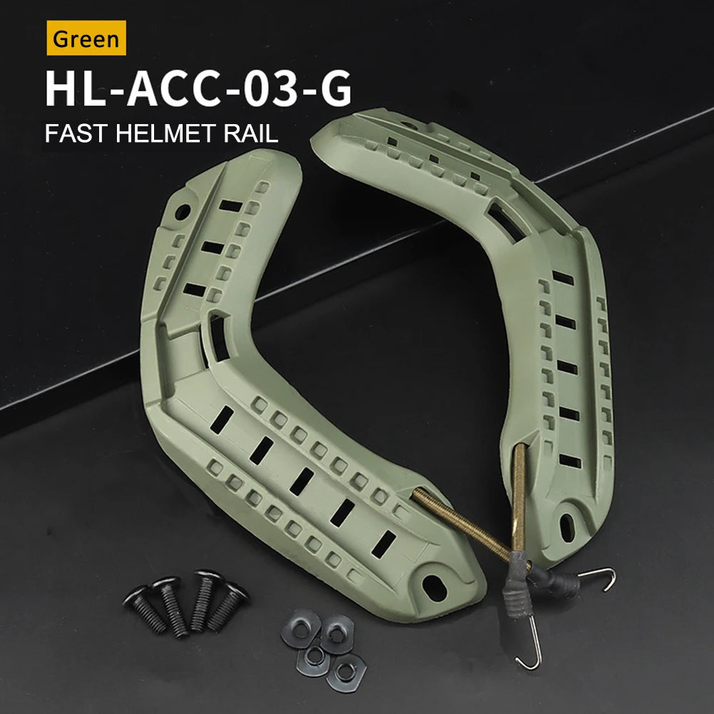 1 Pair Helmet Side Guide Rails Professional ARC Guide Rail Adapter Military Equipment for Fast Helmet Hunting Accessories