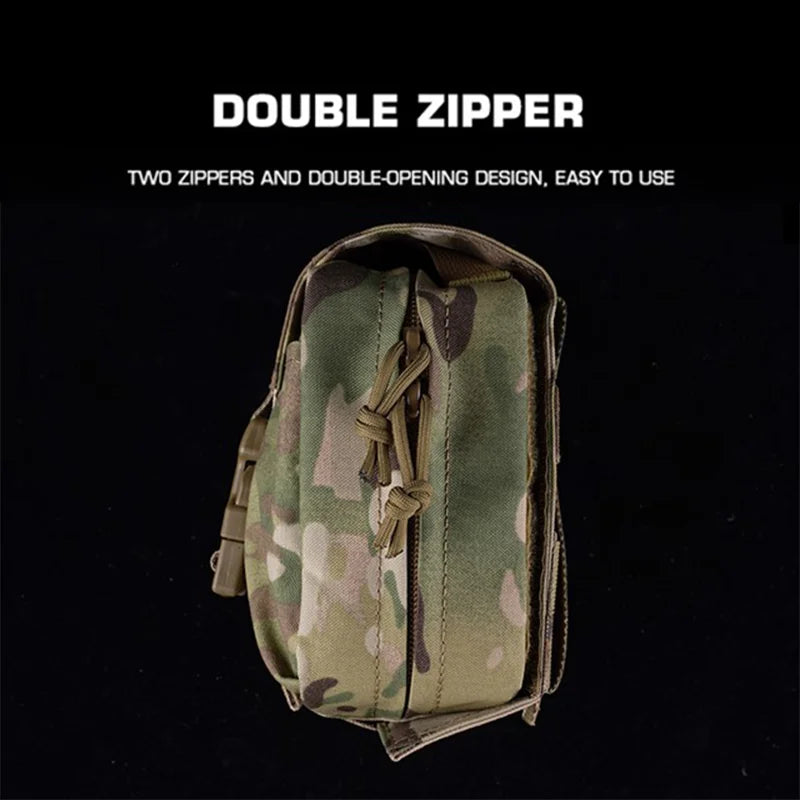 Emergency Rapid Deployment Medical Kit Multi Purpose First Aid Pouch for Outdoor Camping Survival Gear Essentials