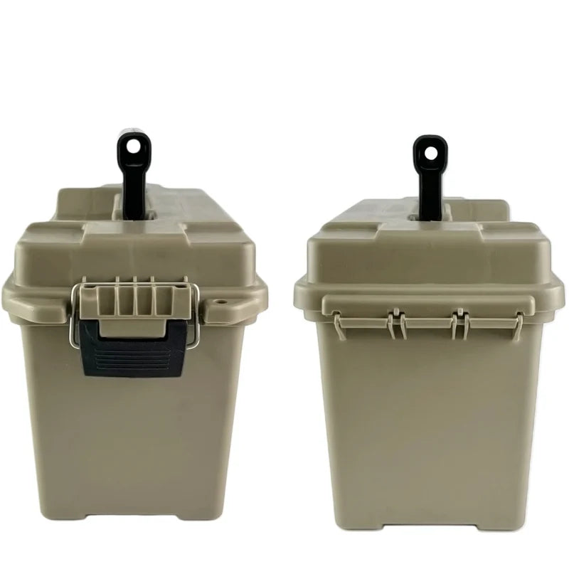 Tactical Ammo Box Combo Bulk Large Capacity Ammo Storage Box for 9mm/.223/5.56/12/20GA/.38 Super /7.62×39mm Hunting Accessories