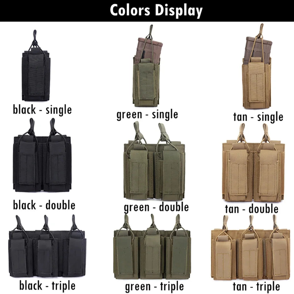 Outdoor mother child magazine bag single/double/triple, accessory pistol magazine bag field vest hanging bag