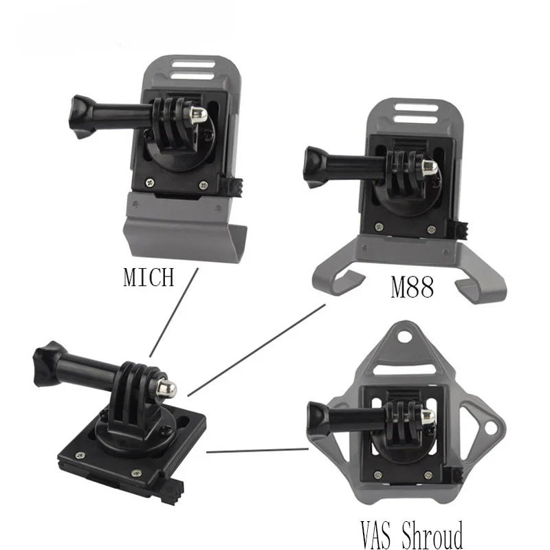 Tactical Helmet Adapter Stand Front Action Camera Fixed Install Mount for Gopro Hero Airsoft Helmet Accessories