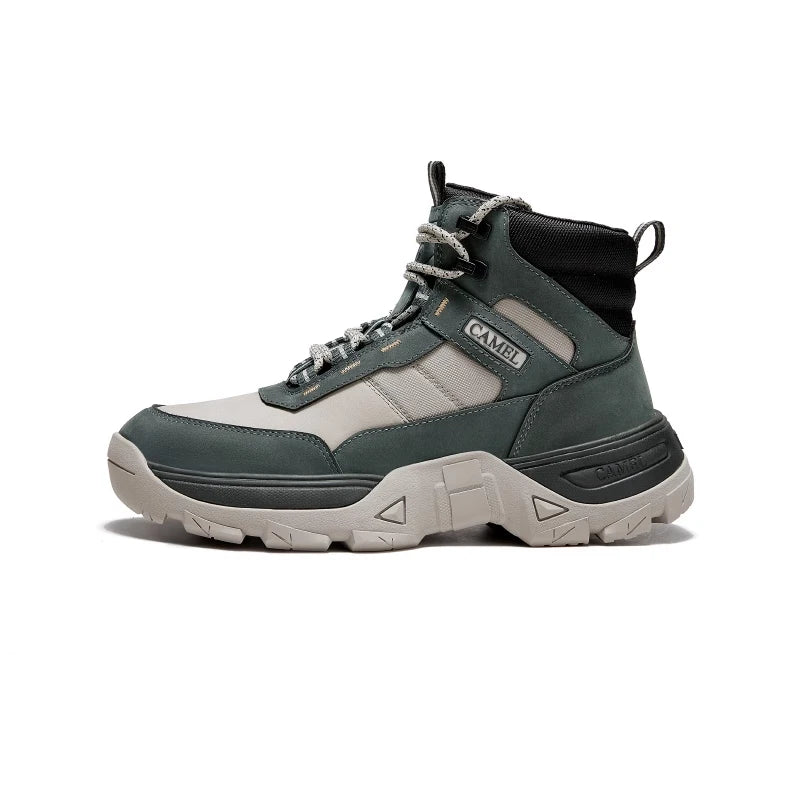 GOLDEN CAMEL Men's Hiking Shoes Waterproof Workwear Men's Boots Climbing Tactical Combat Boots Trekking Shoes for Men Autumn New