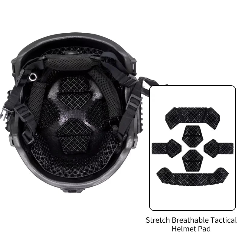 3D Printed Polymer Honeycomb Structure Tactical Vest Cushioning Pad, Breathable Shock Absorption Padding Airsoft Warg