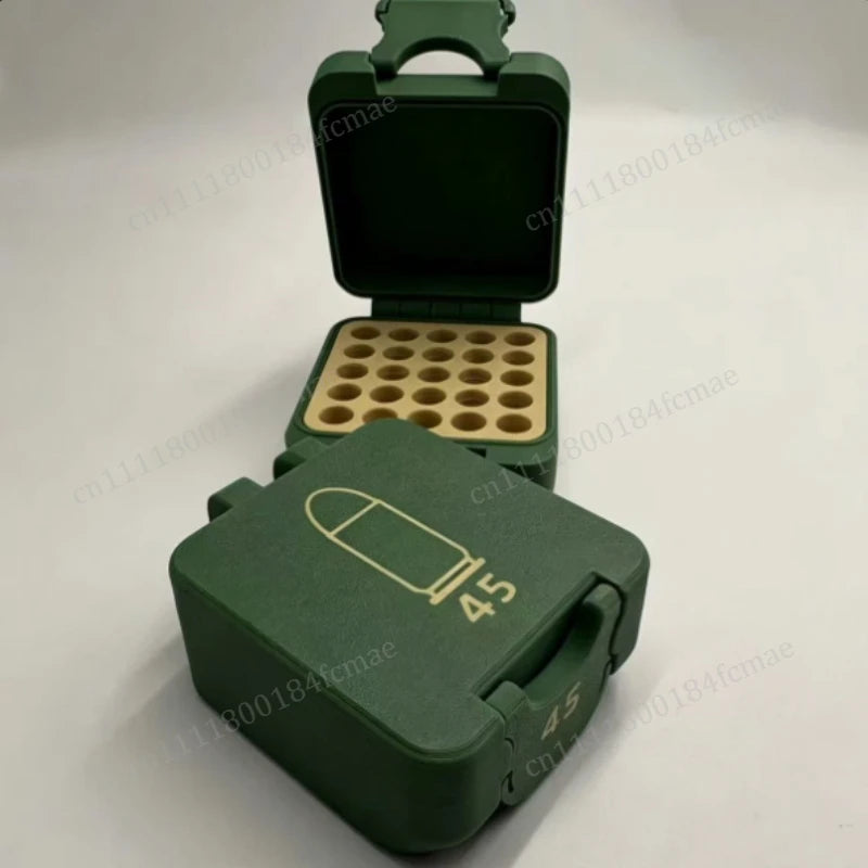 .308 .22lr 9mm 45 Bullet Storage Box, Enthusiast Desktop Gift Collection，just An Empty Box #26714