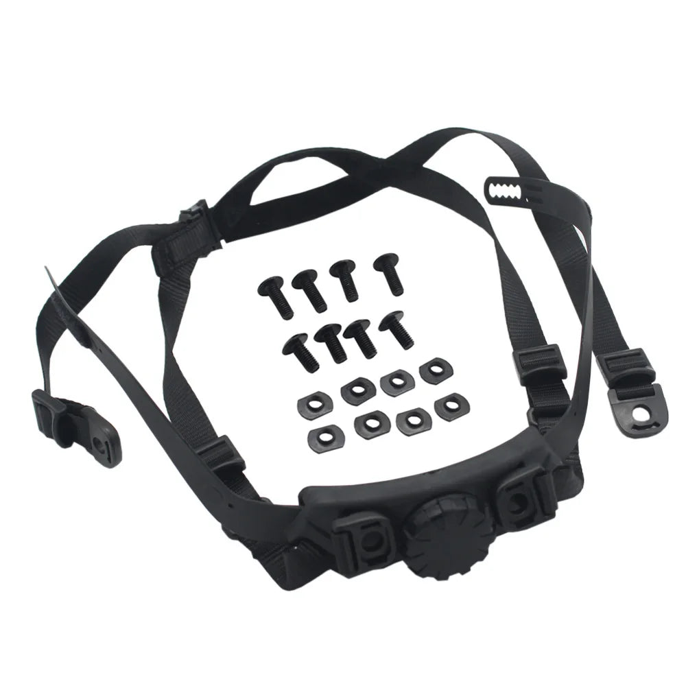 VULPO Tactical Helmet Inner Suspension System Shooting Hunting CS Helmet Adjustable Head Lock Strap Accessories for FAST Helmet
