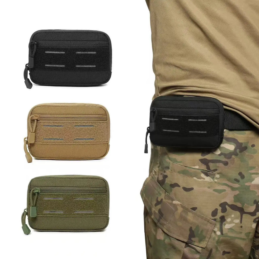 Tactical Molle Admin Pouch Outdoor EDC Tool Bag Waist Fanny Pack Outdoor Sports Hunting Accessory Bag Medical Pouch for Camping