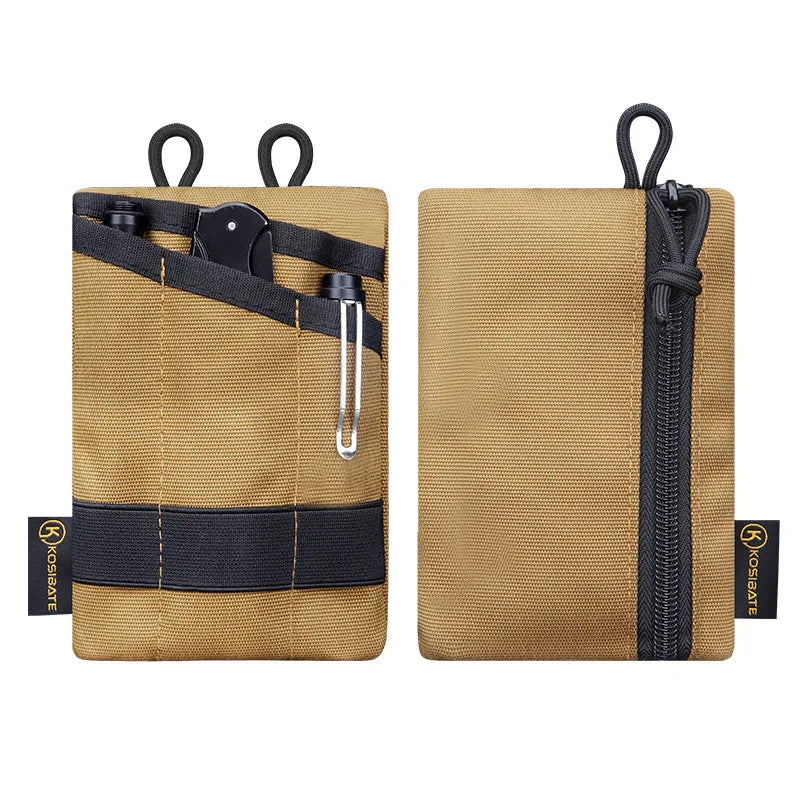 OPHIDIAN Compact Organization Bag Molle Bag Mini Wallet Card Key Waist Belt Bag Camping Hiking Hunting Outdoor Coin Purse EDC St