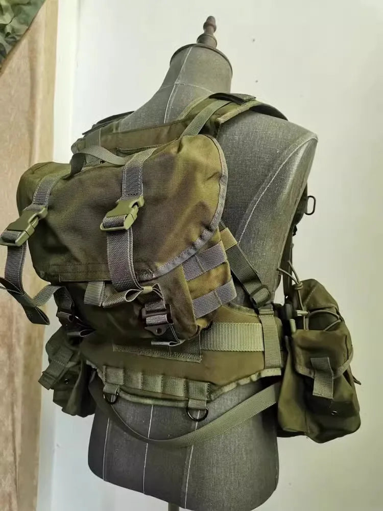 700D Nylon Russian Smersh Tactical Vest & Chest Rig Set Army Camo Combat Gear for Airsoft  Hunting Military Style