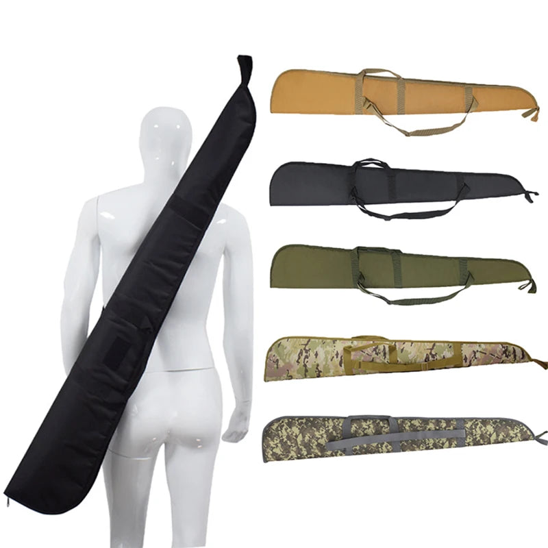 130cm Long Tactical Gun Bag Heavy Duty Rifle Shotgun Gun Carry Bag Outdoor Airsoft Shoulder Bag Hunting Protection Case Backpack