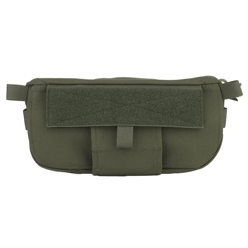 Excellent Tactical Drop Hanger Pouch  Compact Abdominal Dangler Pack Quick Release Shoulder Bag Vest Plate Carrier Airsoft Gear