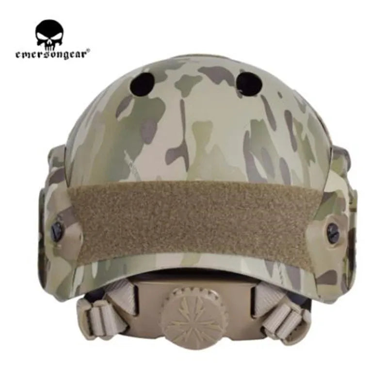 Emersongear Tactical PJ Type Fast Helmet Combat Hunting Adjustable  Headwear Protective Gear ABS