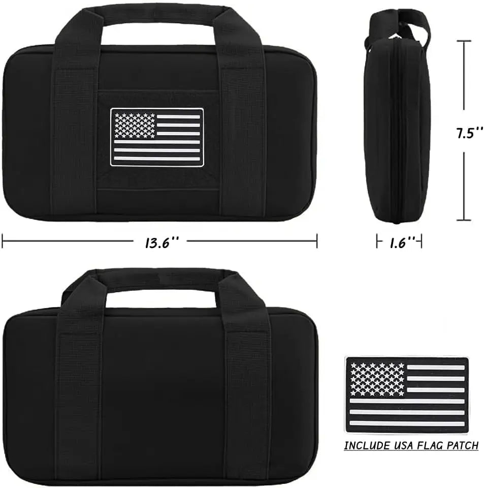 Tactical Gun Bag Airsoft Pistol Pouch Outdoor Sport Hunting Concealed Carry Portable Handgun Protection Case Hunting Accessories