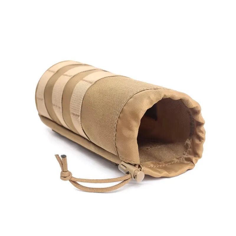 Outdoor Molle Water Bottle Bag Pouch Holder Travel Camping Hiking Cycling Fishing Hunting Water Bottle Kettle Carrier