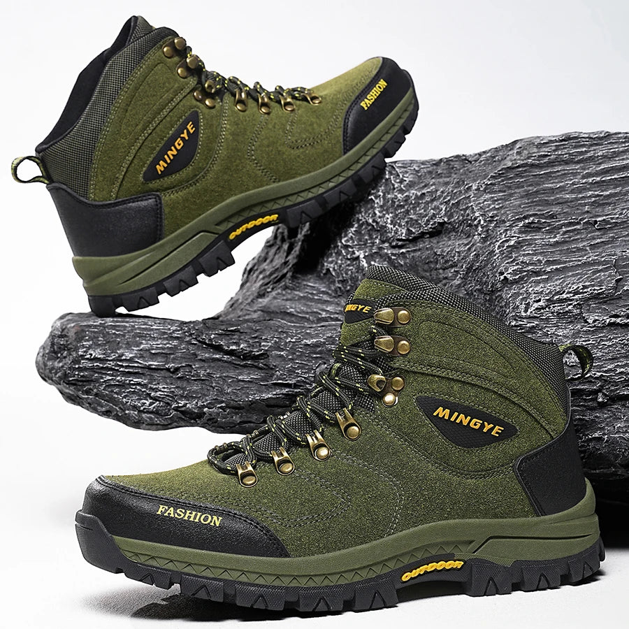 Mens Hiking Shoes New High Quality Durable Outdoor Training Sports Climbing Camping Breathable Stable Mountain Sneakers for Men