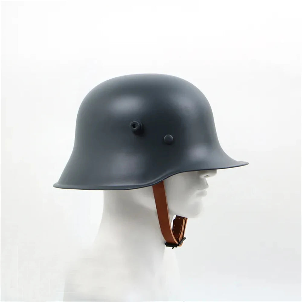 Classic WW1 German Military M16/M18 Steel Helmet Motor Bike Safety Combat World War 1 Repro Elite M1916 Stahlhelm For Collection