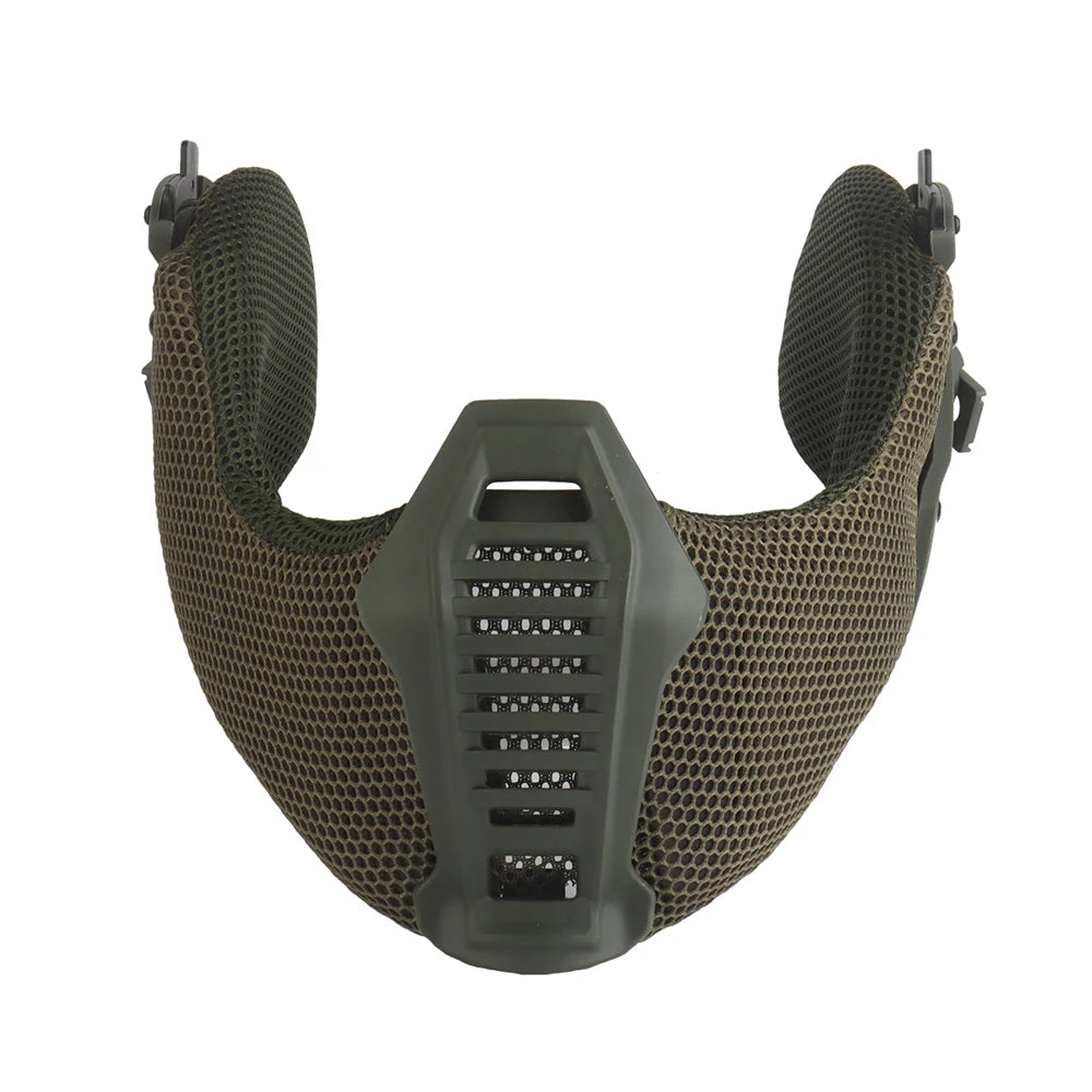 Tactical Team Wendy 3.0 Helmet Mouthguard Modular Hunting Shooting Airsoft CS Games Protective Half Face Mask Helmet Accessories