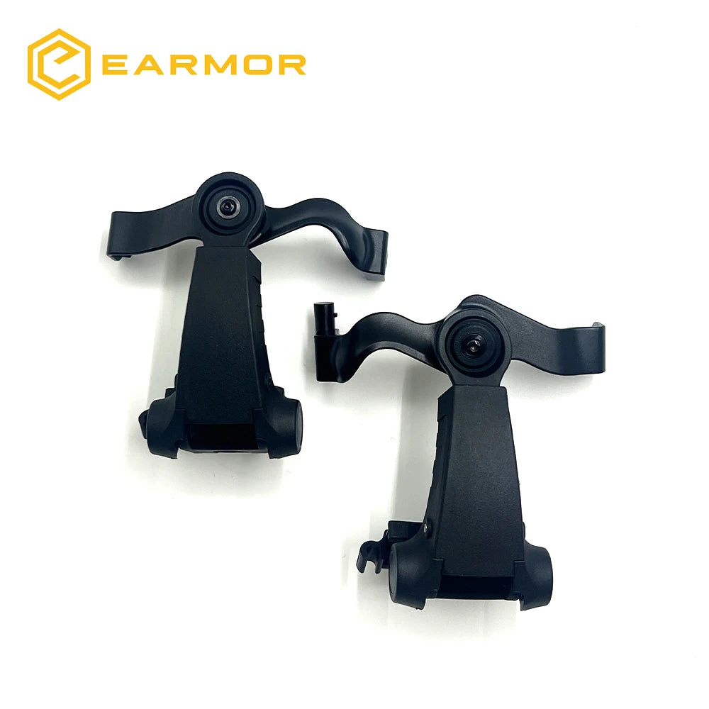 EARMOR M16A Tactical Headset Accessories Bracket Kit Multi-angle Rotation Helmet Rail Adapter for  M32/M31/M32H/M31H Headset New