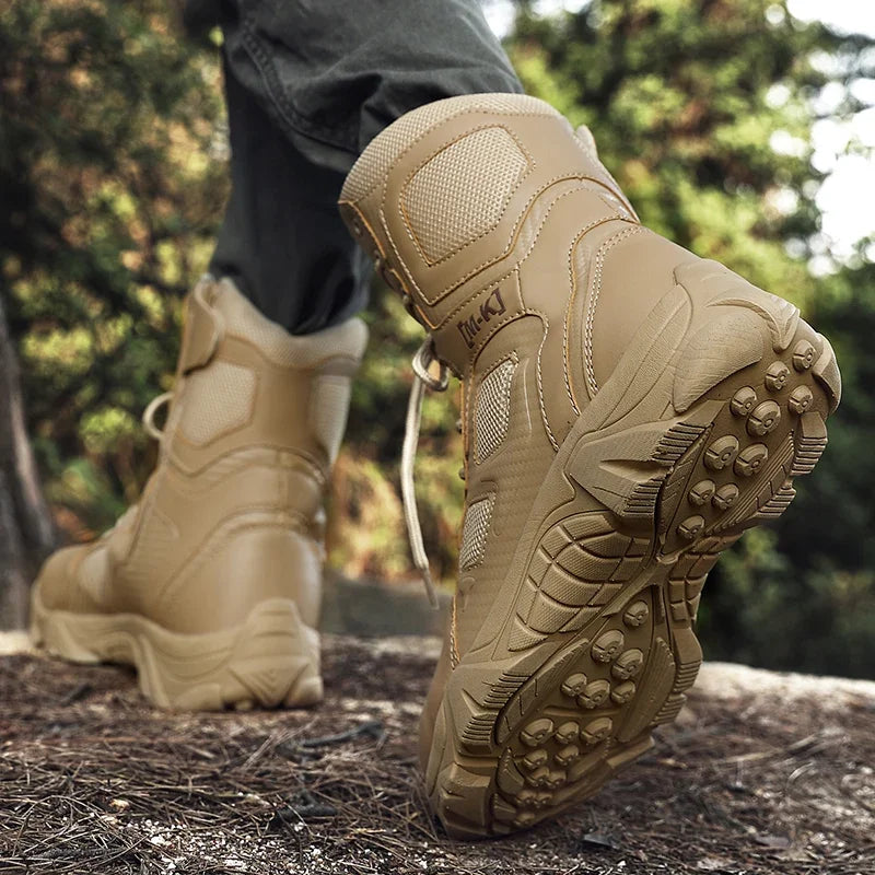 High-Top Work Boots Indestructible Safety Shoes Men Steel Toe Shoes Puncture-Proof Sneakers Male Shoes Men Non Slip Work Shoes