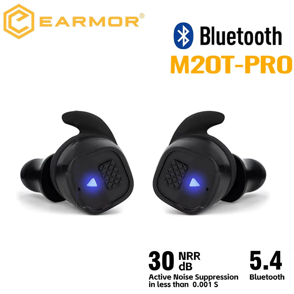 EARMOR M20T PRO Bluetooth 5.4 Upgraded Electronic Shooting Ear Protection , Noise Canceling & Sound Amplification