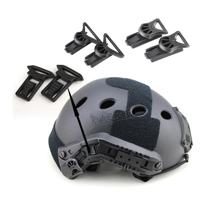 1 Pair Goggle Swivel Clips FMA Fast Helmet Side Rails Tactical Helmet Plastic Side Mount Paintball Helmets Accessory