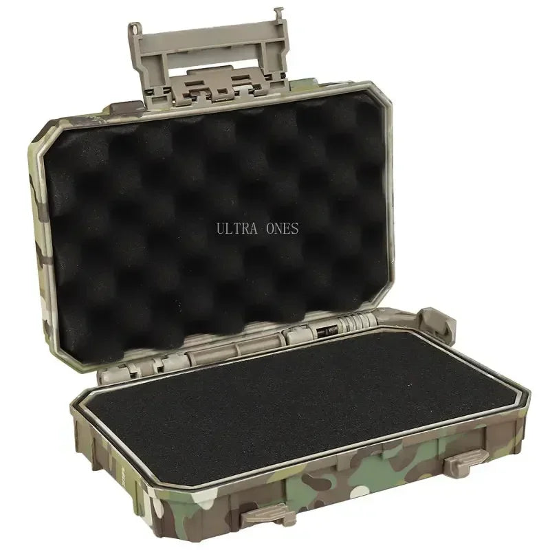 Tactical Waterproof Case Impact Resistance Protective Gear Cases with Double Sponge Shockproof Lockable Equipment Molle Box