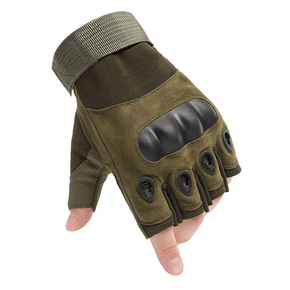 Tactical Fingerless Gloves for Motorbike Motorcycle Suitable Cycling Climbing Hiking Hunting Non-Slip,Gloves、Rock Climbing