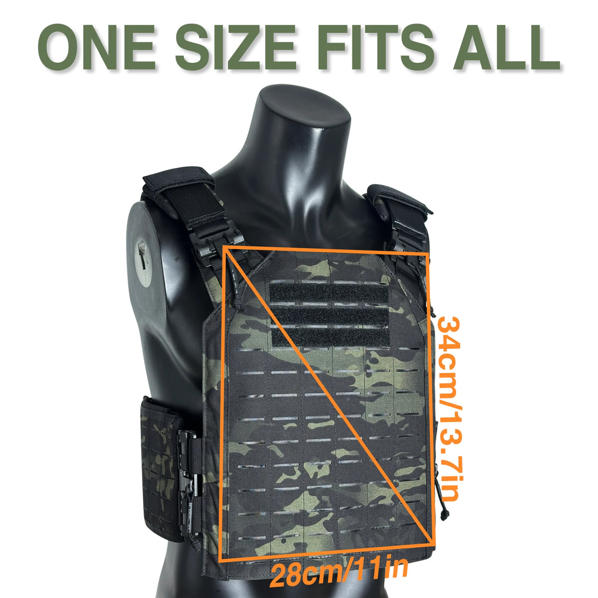 Speical offer Clearance 1000D Nylon Laser Cutting Modular Quick Release Adjusted Tactical Vest