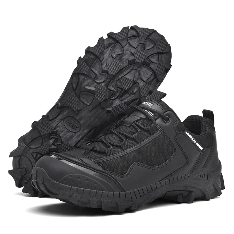 Men's Hiking Shoes Non-slip Wear-resistant Outdoor Travel Shoes Fashion Waterproof Tactical Hunting Sneakers Climbing Shoes