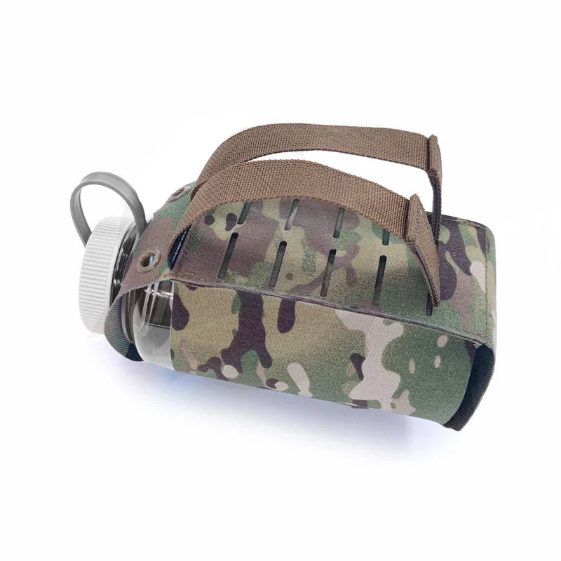 Tactical SS Style Water Bottle Pouch Airsoft Vest Bottle Holder Plate Carrier Molle Pouch Hunting 1L Bottle Bag Accessories