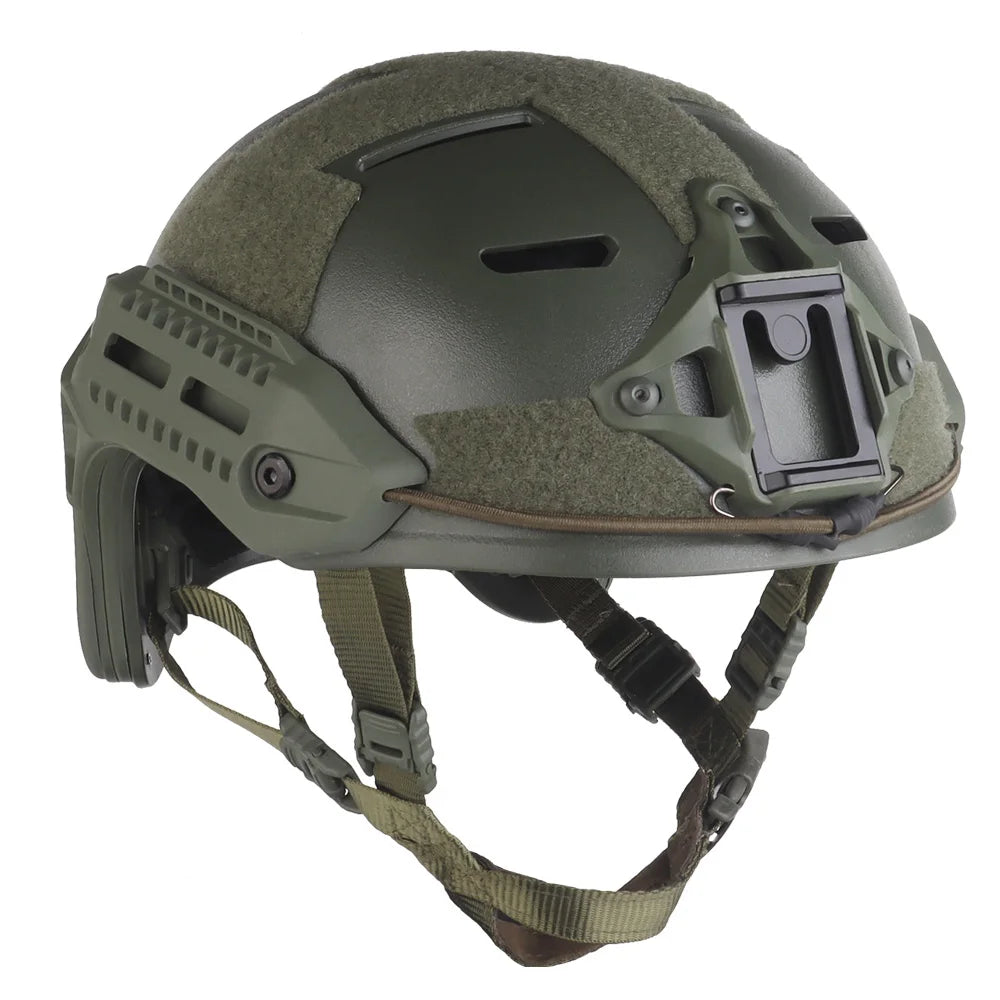 MK Helmet(Training Version) with Protective Double Soft Lining Breathable MK Helmet for CS Shooting Training Motocross Riding