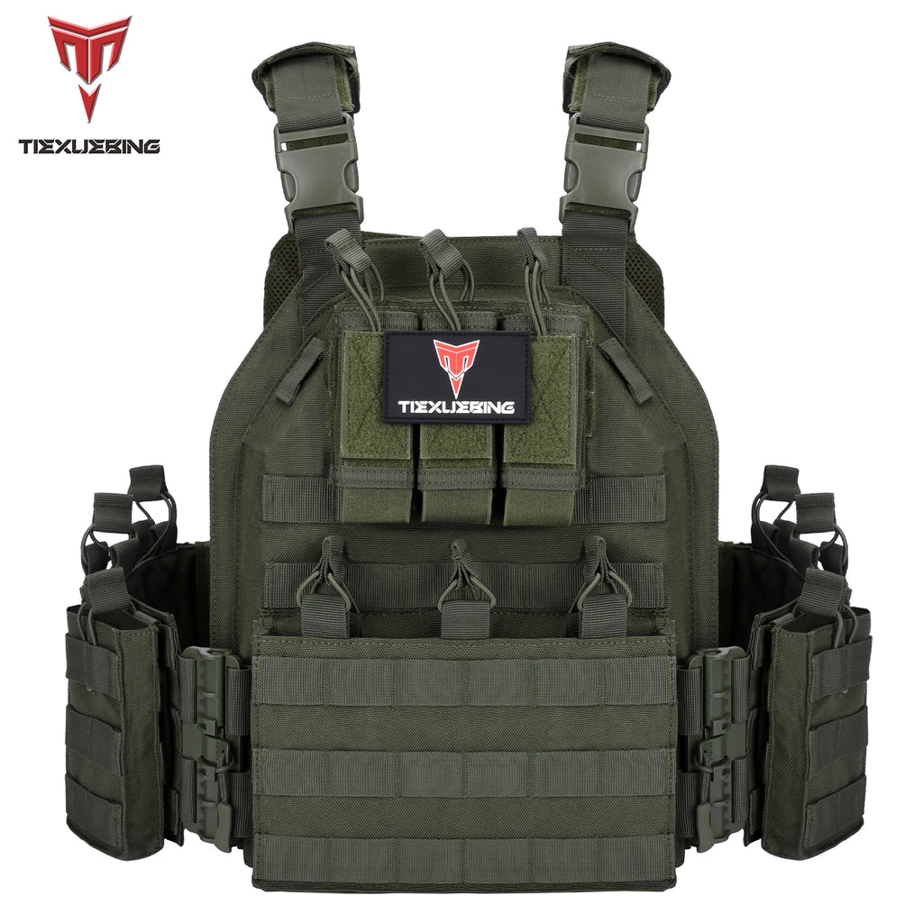 Tiexeubing New Combat Vest 6094 Quick Detachable Light Tactical Vest To Carry Airsoft Plate Carrier Combat Equipment