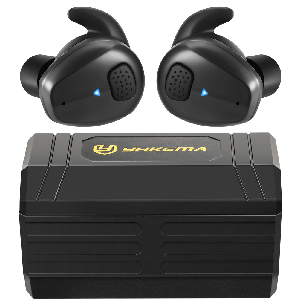 YHKEMA Tactical Bluetooth Earplugs Electronic Shooting Noise-Proof Earbuds/Noise-Cancelling Hearing Protection Earmuff