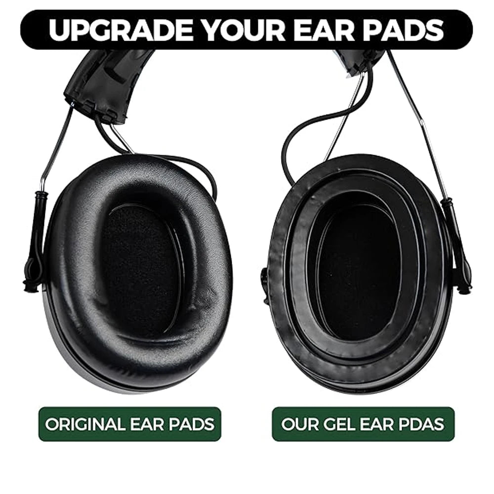 NEW Tactical Earmuffs Gel Ear Pad for 3M Peltor Self-Adhesive & Cooling Replacement Ear Cushions Noise Reducing,Comfortable