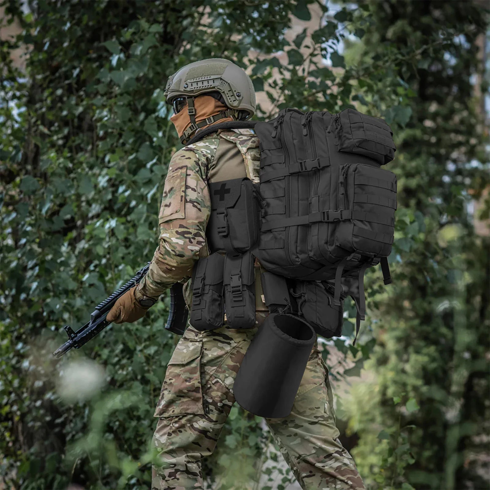 KRYDEX Tactical Medical Pouch Rip Away Molle First Aid IFAK Trauma BagOutdoor Emergency Survival Sport Gear