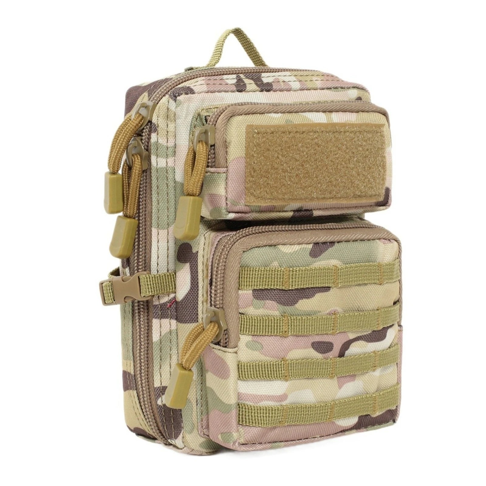 Tactical Mini Molle Utility Pouch EDC Small Tool Pouch for Outdoor Hiking Camping, Phone & Gear Storage Bag