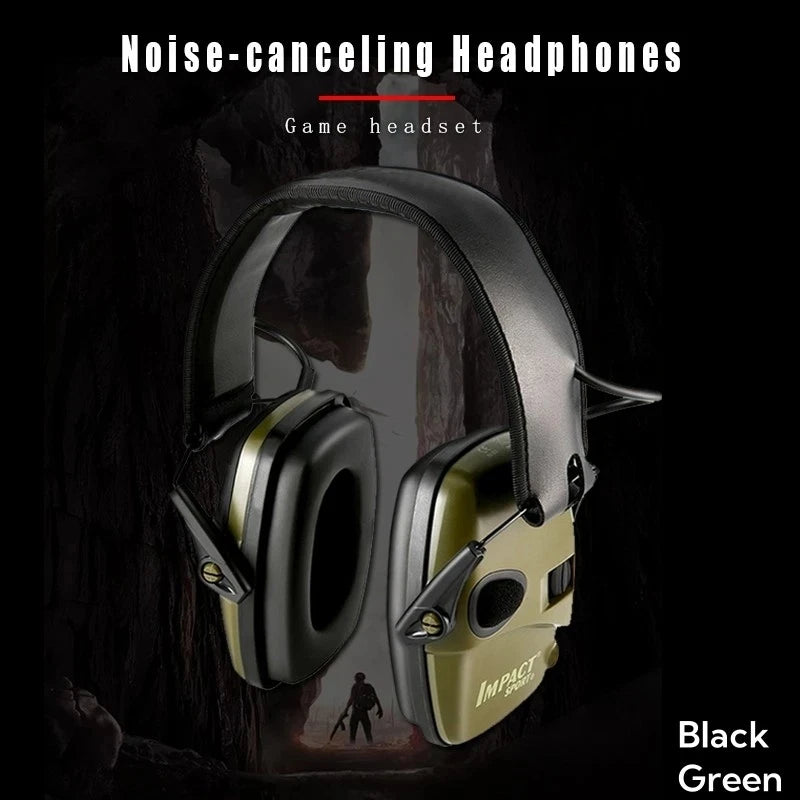 Active Helmet Mounted Earmuffs For Shooting Electronic Hearing Protection Ear Protect Noise Reduction Active Hunting Headphone