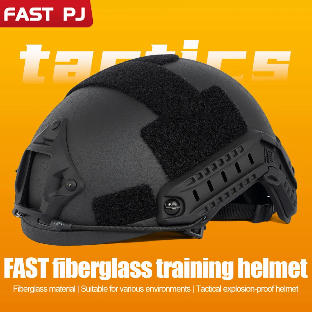 Military acsesory Fast fiberglass tactical helmet 1.5kg standard cross-border thickening  suspension security training