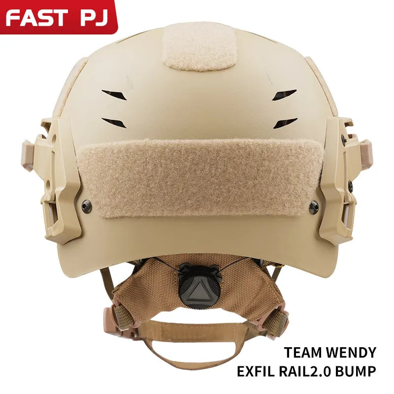 Wendy 2.0 Tactical Cycling Helmet Exf Ventilated Breathable Anti-Ballistic Dark Area Breakout War God Equipment
