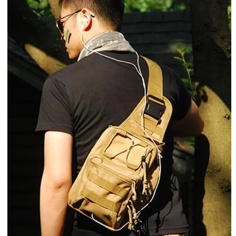 Hiking Trekking Tactical Backpack Sports Climbing Shoulder Bags Camping Hunting Daypack Fishing Outdoor Shoulder Bag