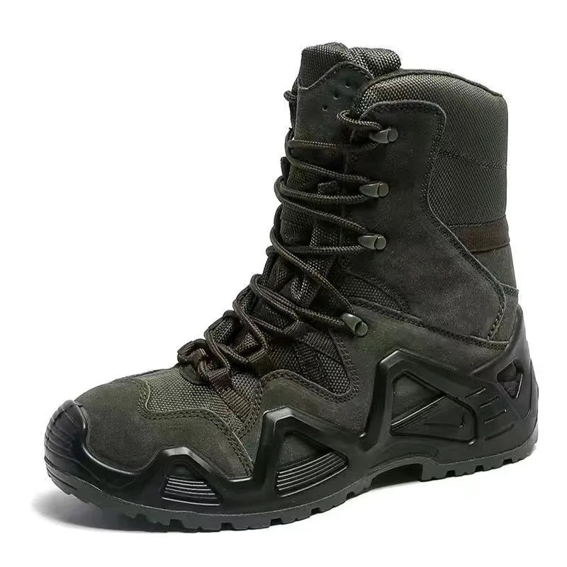 Platform Men Boots Comfortable Tide Shoes Men's Casual Boots High Top Outdoor Wear Resistant Anti Slip Boots Men Tennis Outdoor