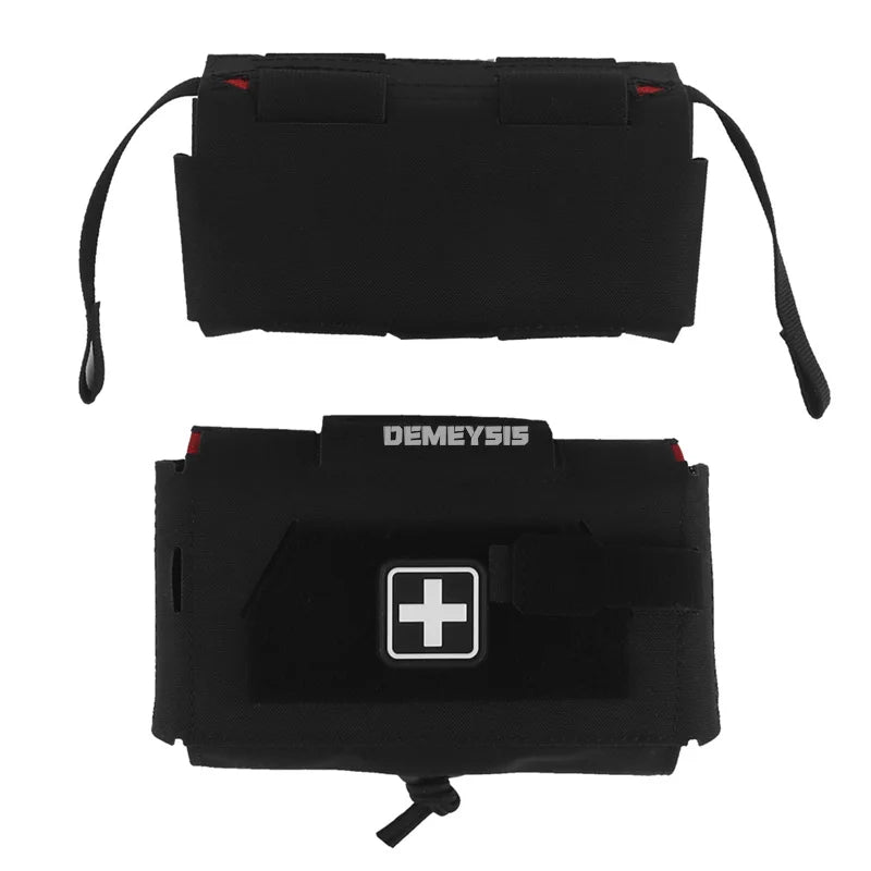 Tactical IFAK Medical Pouch Quick Deployment Compact EDC Utility Organizer Pouch for Hiking Hunting Camping Emergency Bag